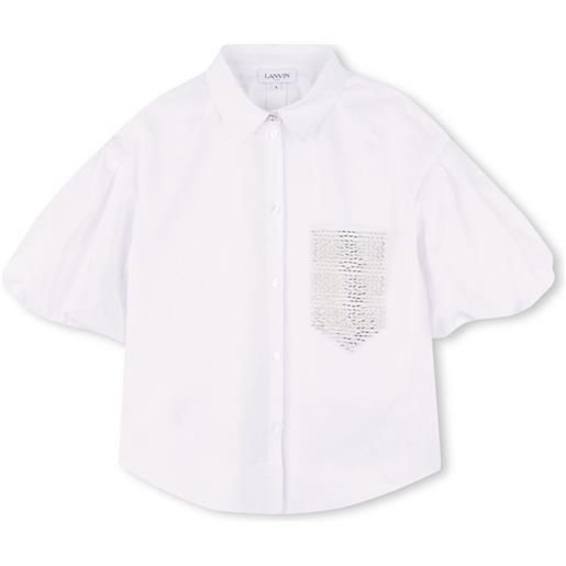 Lanvin Enfant blusa - bianco