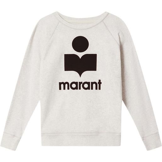 MARANT ÉTOILE felpa millyny con logo - toni neutri