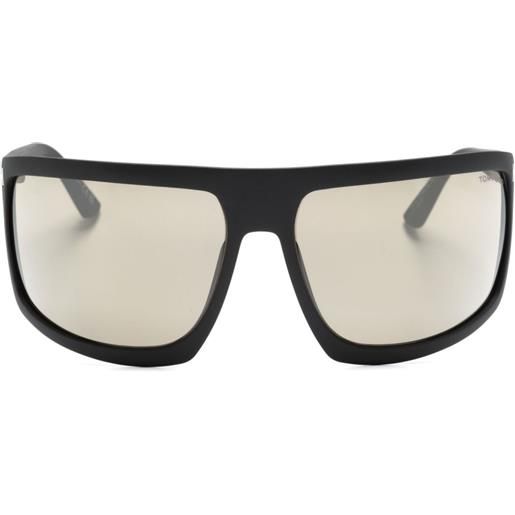 TOM FORD Eyewear occhiali da sole con montatura stile pilota clint - nero