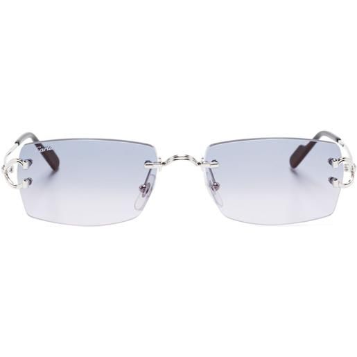 Cartier Eyewear occhiali da sole piccadilly - argento