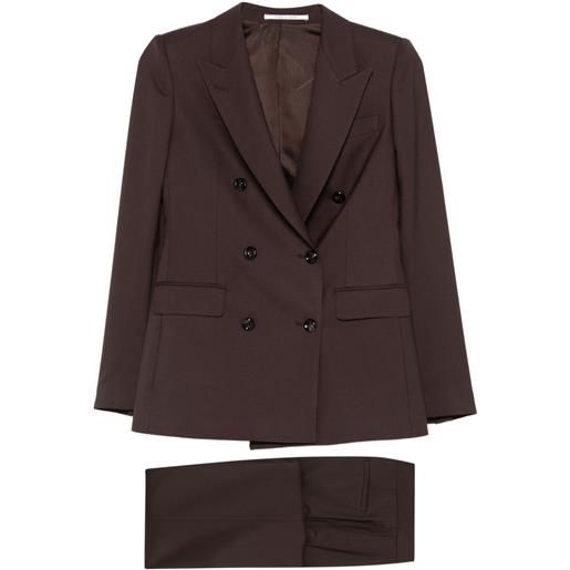 Tagliatore completo sartoriale doppiopetto - marrone