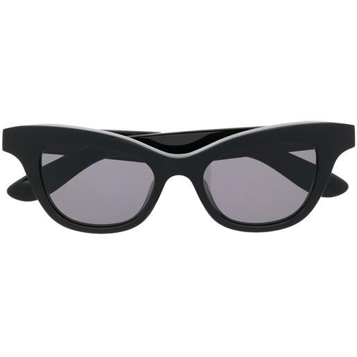 Alexander McQueen Eyewear occhiali da sole cat-eye - nero