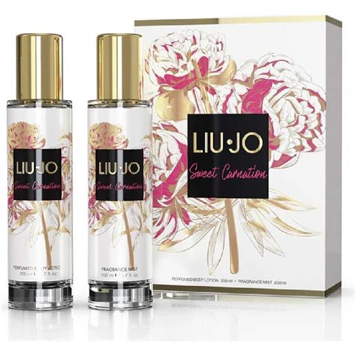 Liu Jo sweet carnation cofanetto profumo corpo 200ml e latte corpo