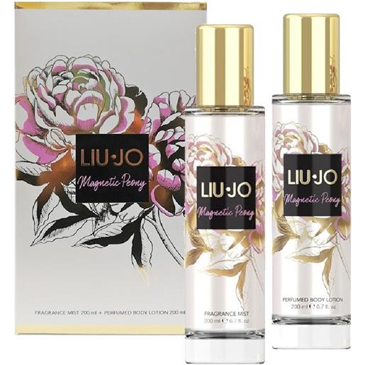 Liu Jo magnetic peony cofanetto profumo corpo 200ml e latte corpo