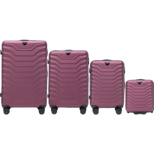 WINGS set 4 trolley wings peafowl burgundy