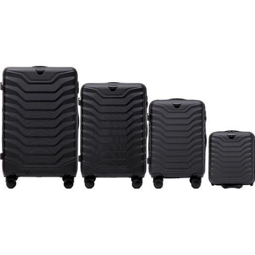 WINGS set 4 trolley wings peafowl black