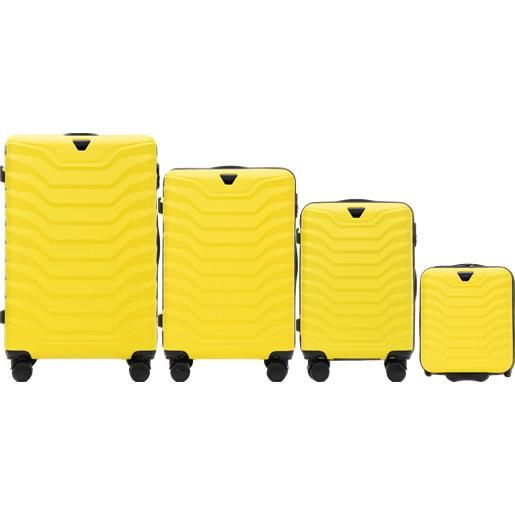 WINGS set 4 trolley wings peafowl yellow