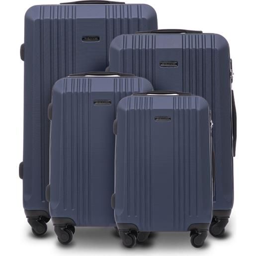 WINGS set di 4 valigie wings kestrel dark blue