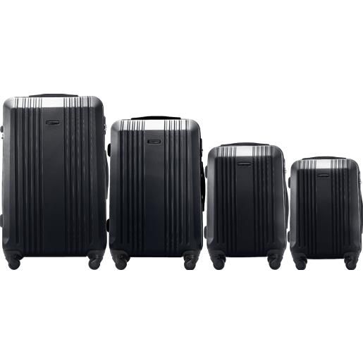 WINGS set di 4 valigie wings kestrel dark grey