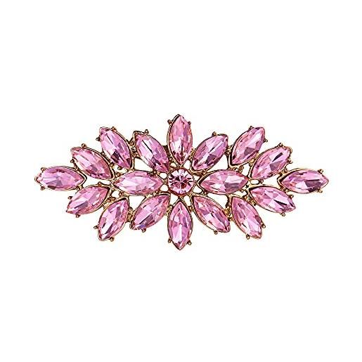 SPILLA Spilla In Oro Bianco, Di Forma Rettangolare, Con Diamanti Taglio - Foto 12