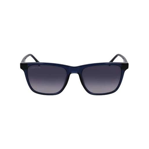 Lacoste occhiali da sole l6041s n 410 transparent blue 54/18/145 uomo