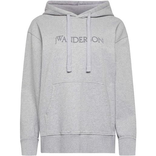 JW Anderson felpa con cappuccio - grigio