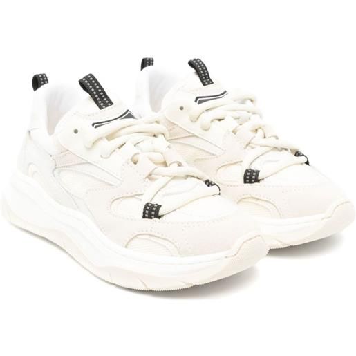 DSQUARED2 KIDS sneakers con design a inserti - toni neutri