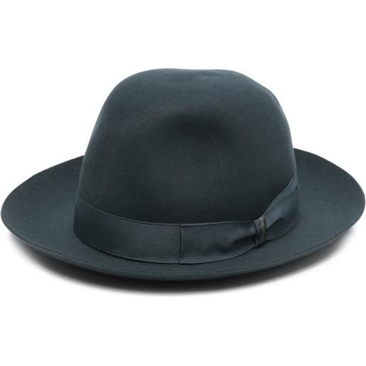 Borsalino cappello alessandria con nastro - blu