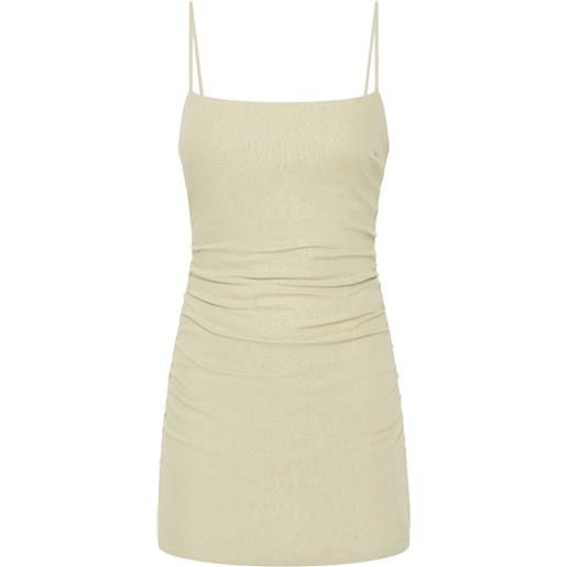 SIR. abito corto in cotone - toni neutri