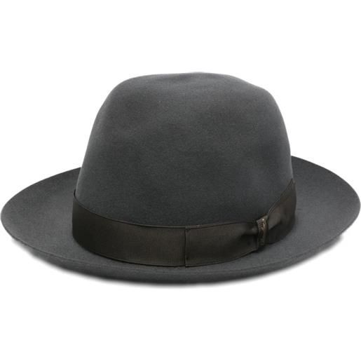 Borsalino cappello alessandria con nastro - grigio