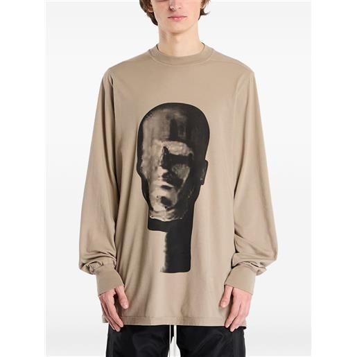 Rick Owens DRKSHDW t-shirt jumbo - toni neutri