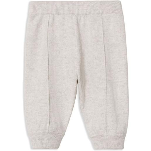 Brunello Cucinelli Kids pantaloni con decorazione - grigio