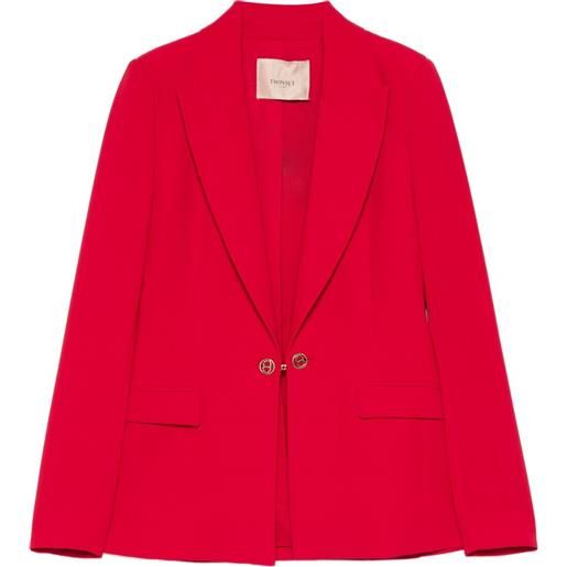 TWINSET blazer con bottoni - rosso