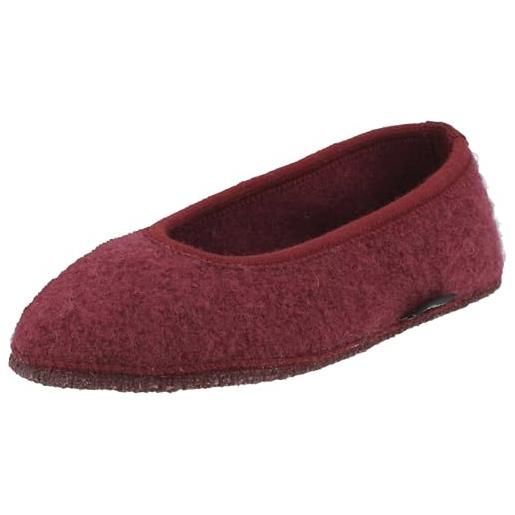 HAFLINGER pantofole per donne marina 621306, numero: 40 eu, colore: rosso