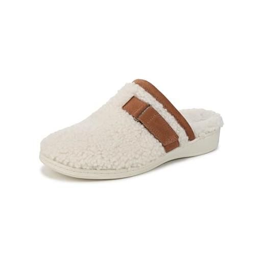 Vionic pantofole donna izzy mule, crema, 41 eu