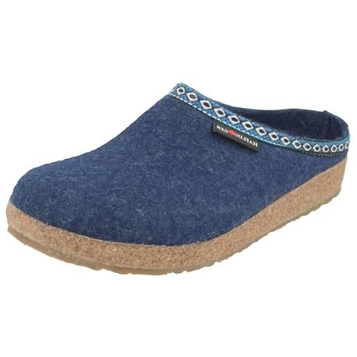 HAFLINGER pantofole unisex adulto grizzly franzl 711001, numero: 38 eu, colore: arancione