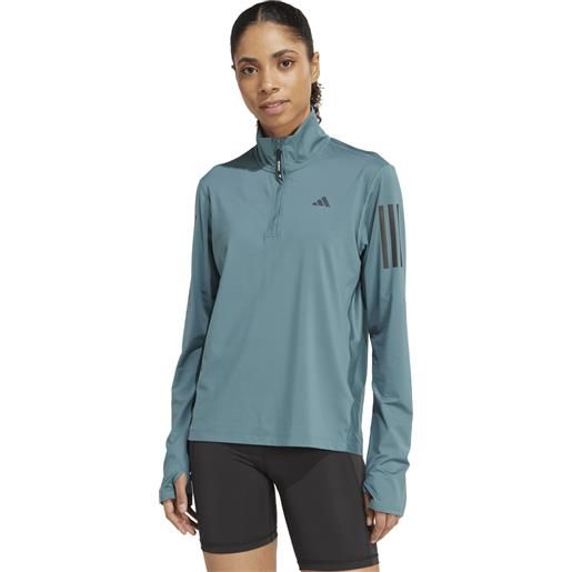 ADIDAS giacca own the run half-zip felpa running donna