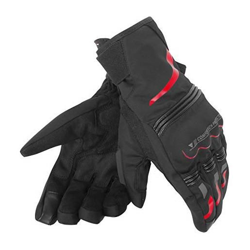 DAINESE 1815872_r08_s guanti unisex, nero/rosso, taglia small