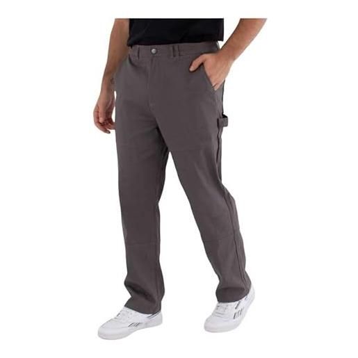 Hurley pantaloni uomo-icon trader relaxed, ion grigio, 32 plus