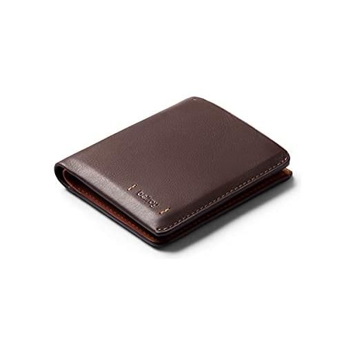 Bellroy note sleeve - premium edition (portafoglio sottile in pelle, portafogli) - aragon