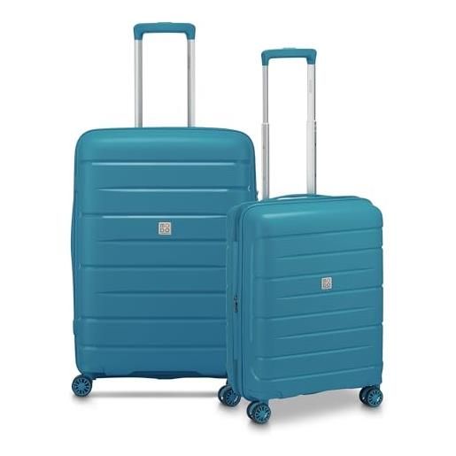 MODO BY RV RONCATO modo by roncato starlight 3.0 set valigie (medio, cabina) turchese