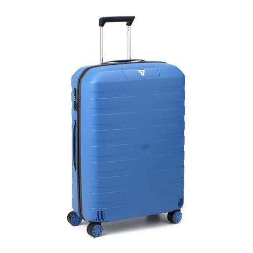 RONCATO box sport trolley medio 69 cm - nero/oltremare