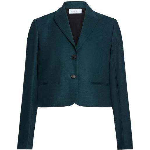 NELLS NELSON blazer monopetto collete - verde