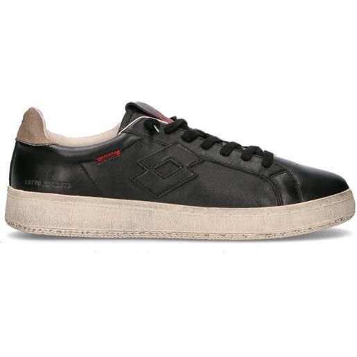 LOTTO LEGGENDA sneaker uomo nera in pelle