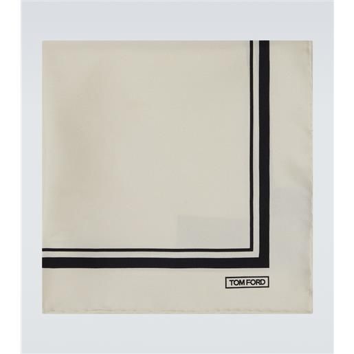 Tom Ford fazzoletto da taschino in twill di seta