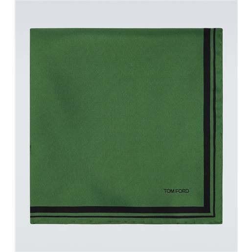 Tom Ford fazzoletto da taschino in twill di seta