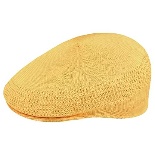 Kangol berretto piatto da uomo iconic 504 tropic ventair, albicocca calda, m