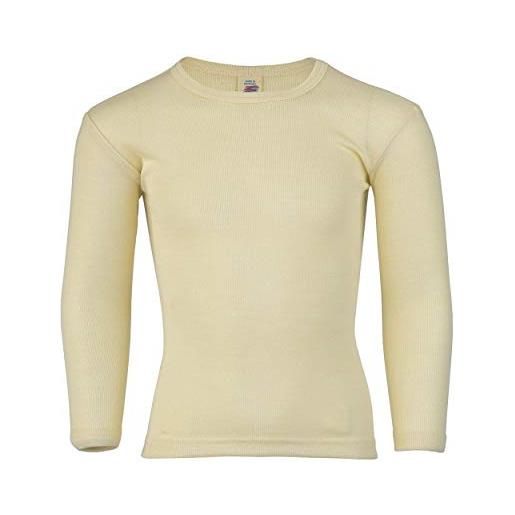 ENGEL canottiera per bambini a maniche lunghe, in seta di lana, taglia 92 - 176, 6 colori naturale 16 anni