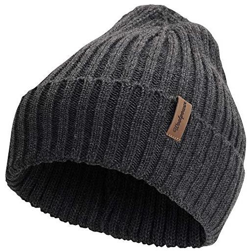 Woolpower beanie rib - grijs