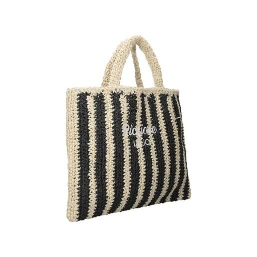 Liu jo va5218t6476 borsa shopping, snow white 10602, taglia unica