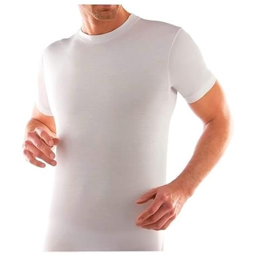 Liabel maglia t-shirt uomo in caldo cotone felpatoliabel nei colori bianco e nero 3pz (6/xl girocollo nero)