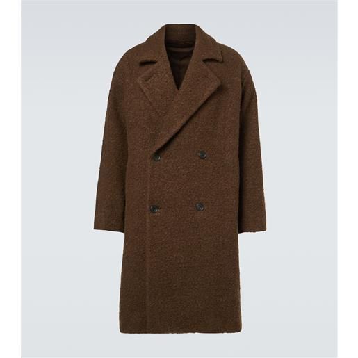 A.Presse cappotto doppiopetto in misto lana