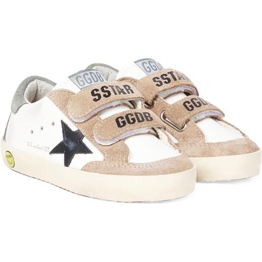 Golden Goose Kids sneakers old school in pelle