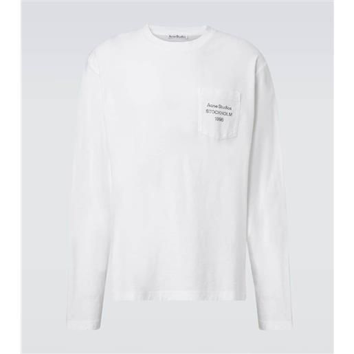 Acne Studios t-shirt in misto cotone con logo