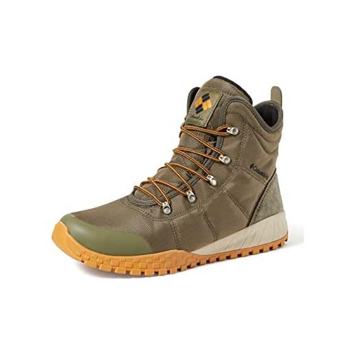 Columbia fairbanks omni-heat, stivali da neve uomo, nori canyon gold, 40.5 eu larga