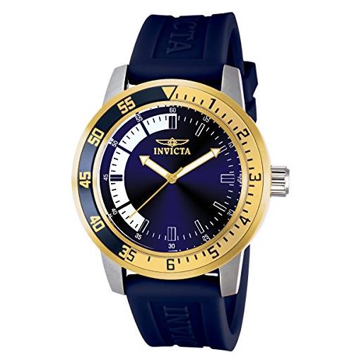 Invicta Angel Orologio da Donna in acciaio inossidabile con movimento Quarzo - 38mm, Rosa Oro / Nero