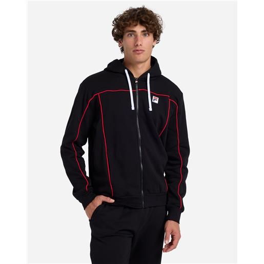 Fila piping m - felpa - uomo - nero