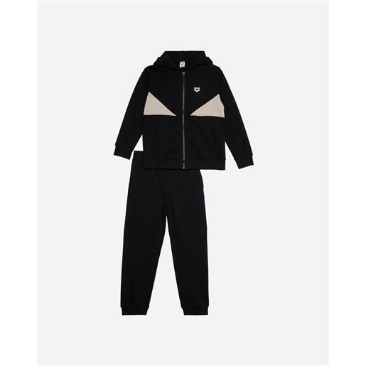 Arena athletic essential jr - tuta - nero