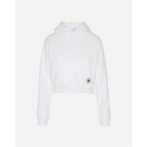 Converse crop w - felpa - donna - bianco