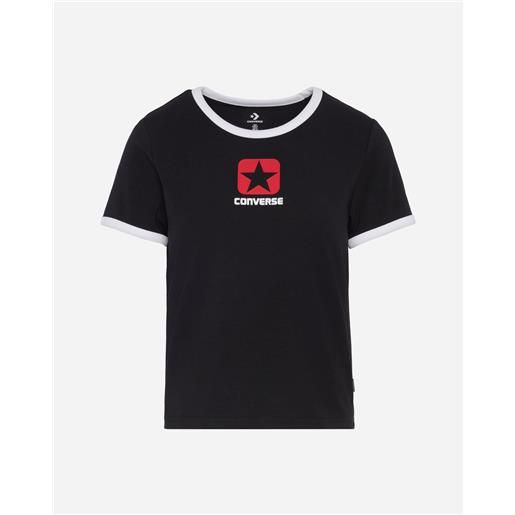 Converse box star w - t-shirt - donna - nero